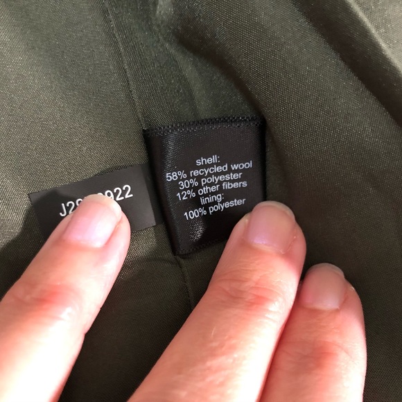 The Limited Deep Green Wool Zip Up Jacket - Blazer Size XS - Picture 6 of 7